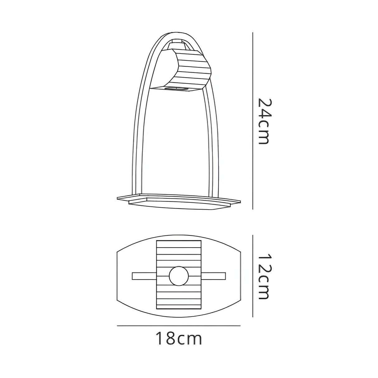 Alfa Large 1 Light Crystal Table Lamp - Polished Brass