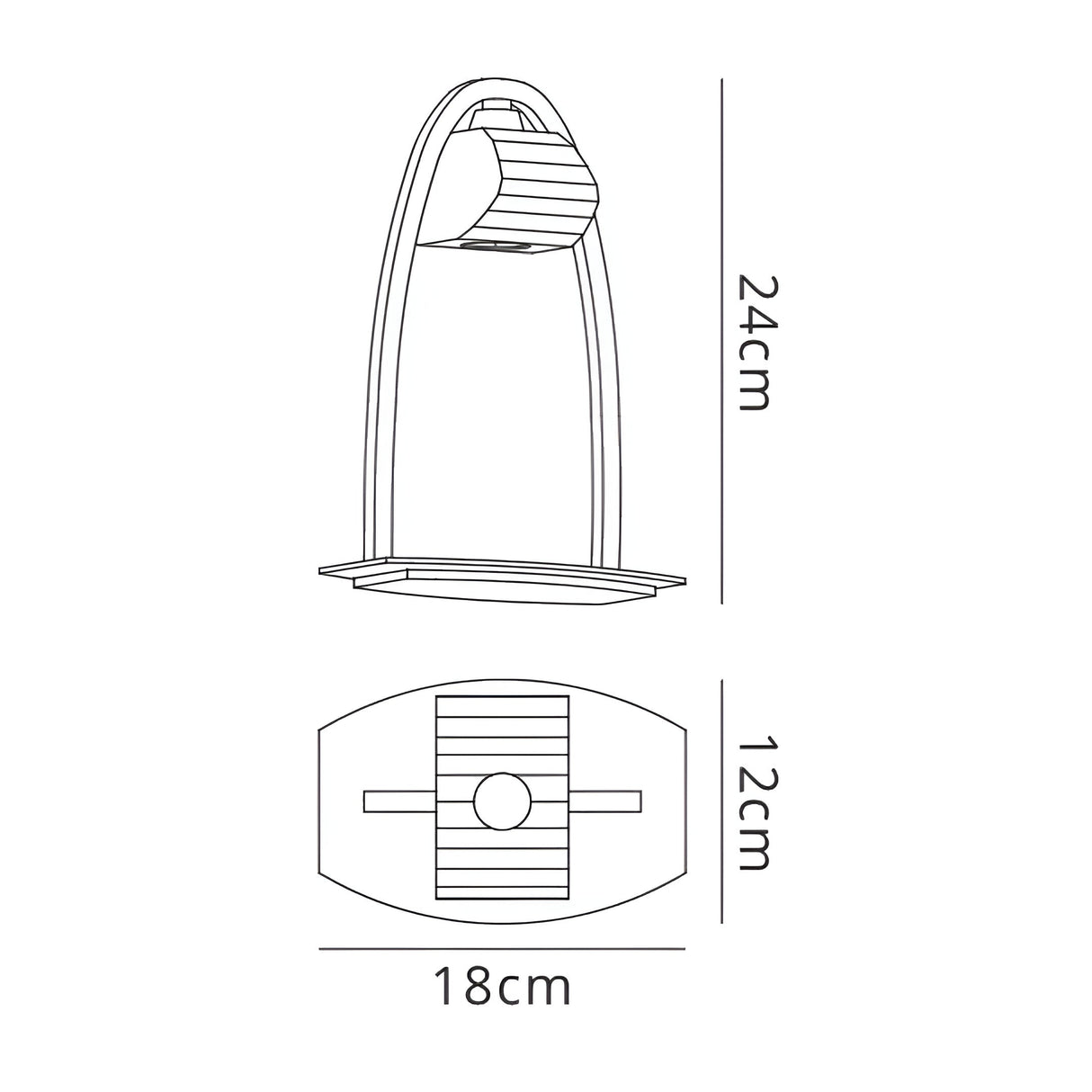Alfa Large 1 Light Crystal Table Lamp - Polished Chrome