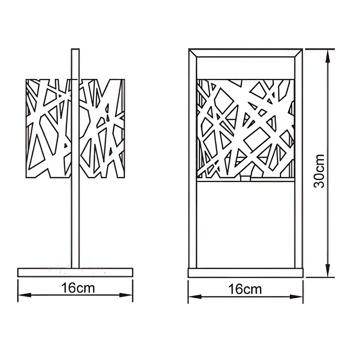 Tokio 1 Light Table Lamp - Polished Chrome/Gloss White