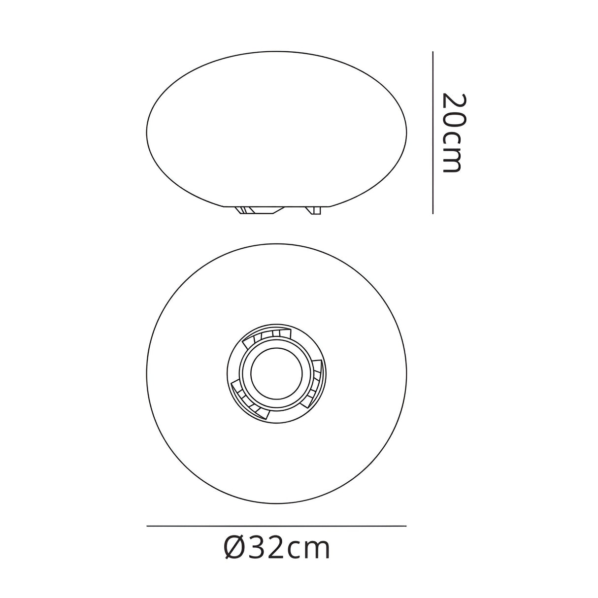 Huevo Oval Dimmable RGB LED Outdoor Table Lamp - Opal White