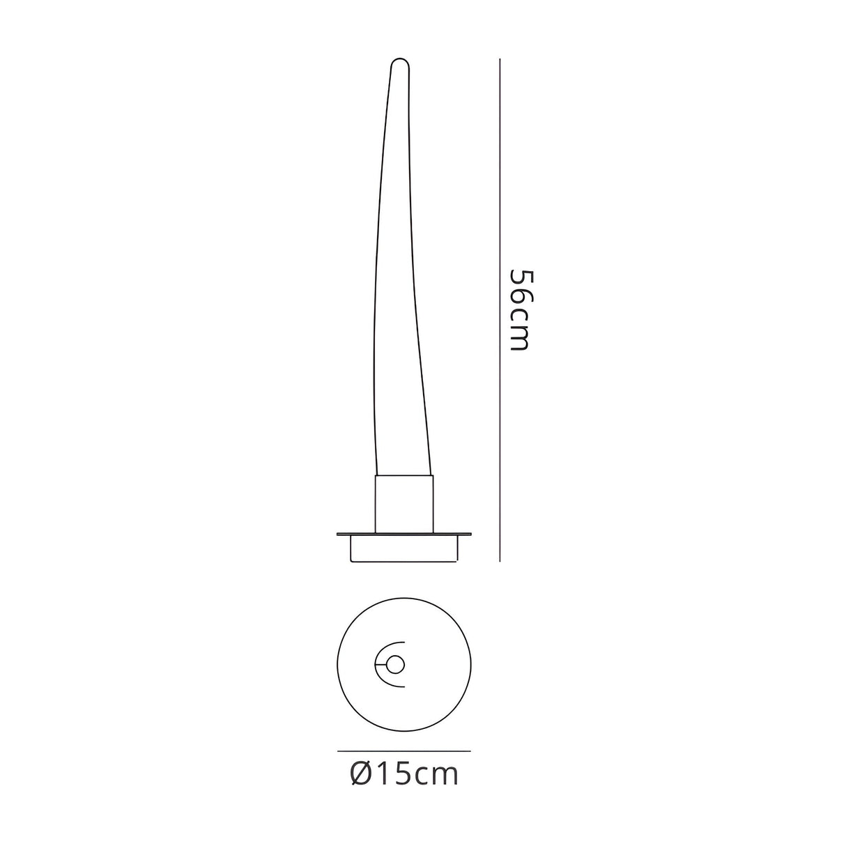 Estalacta 1 Light Outdoor Table Lamp - Silver/Opal White