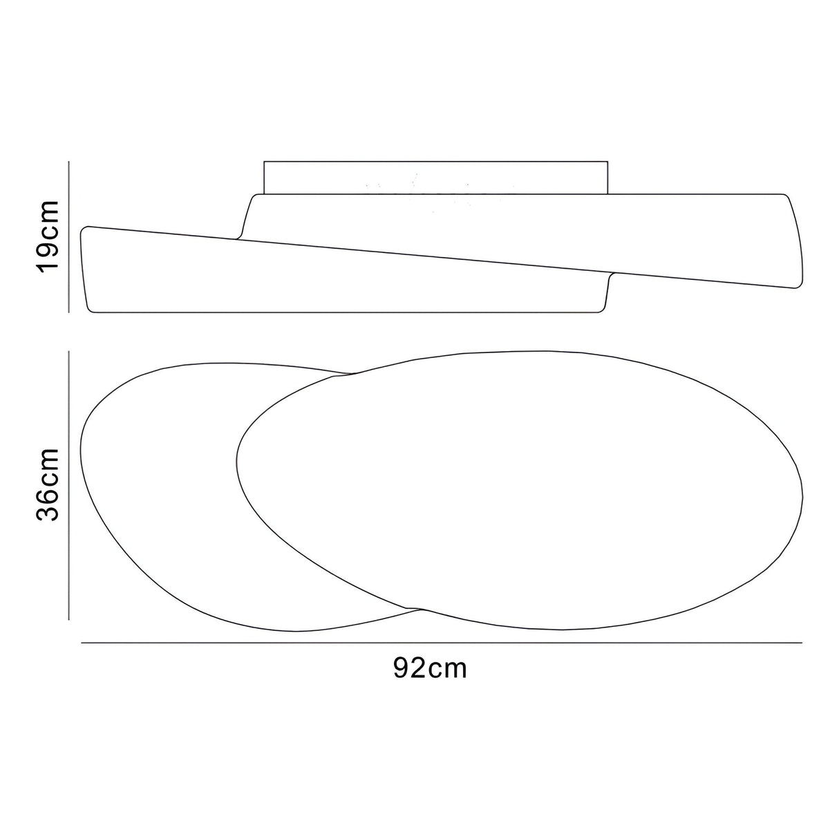 Ufo 6 Light Outdoor Flush Ceiling Light - Matt White/Opal White