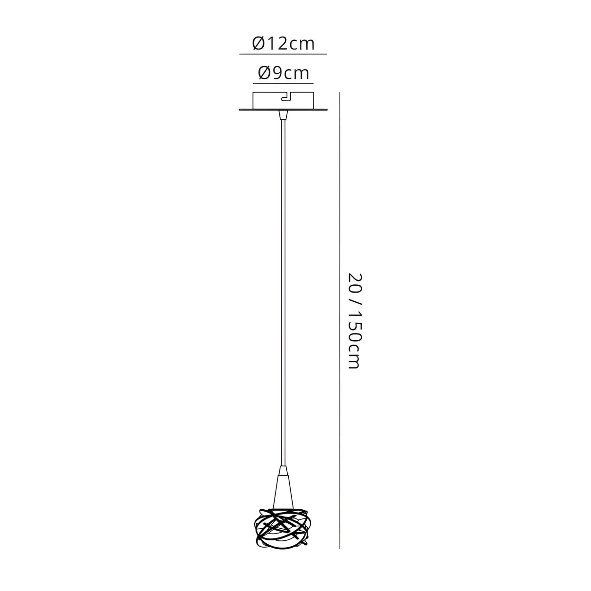 Maremagnum 12cm 1 Light Pendant Light - Antique Brass