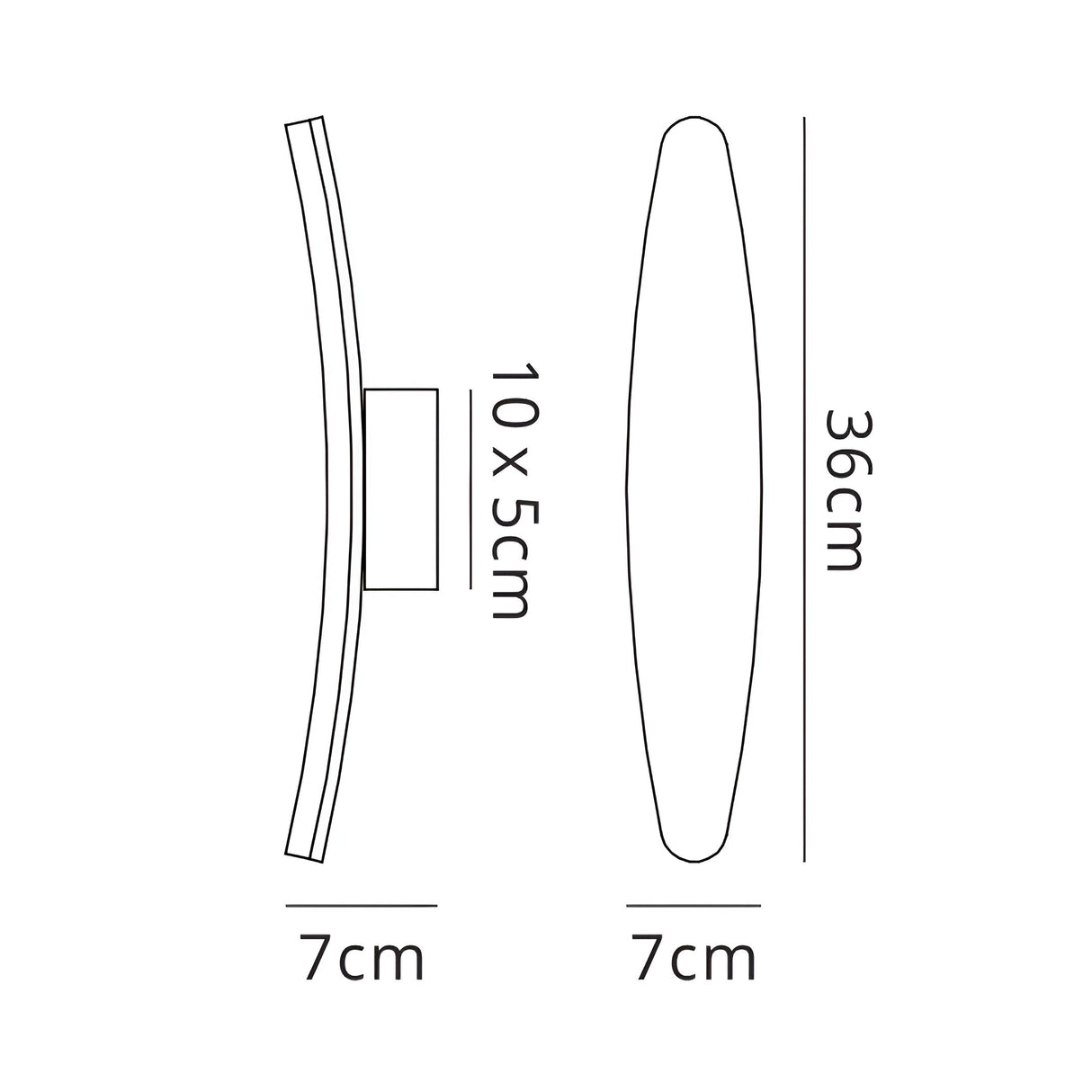 Juno LED Wall Light 6W 3000K - Satin Silver