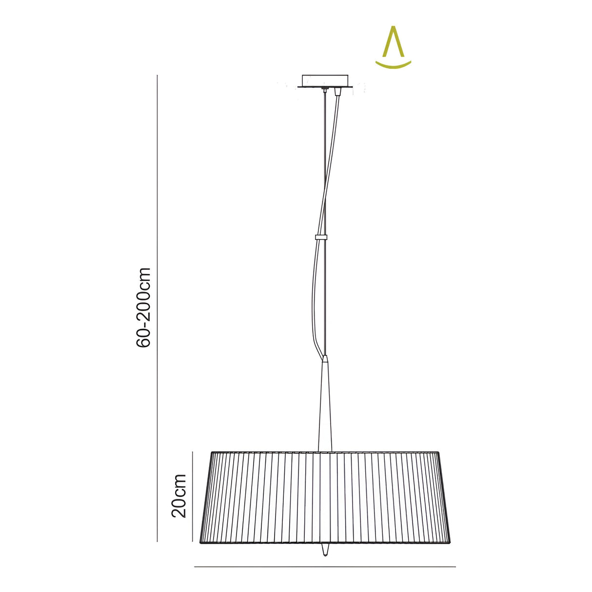 Loewe 3 Light Pendant Light – Polished Chrome With Cream Shade