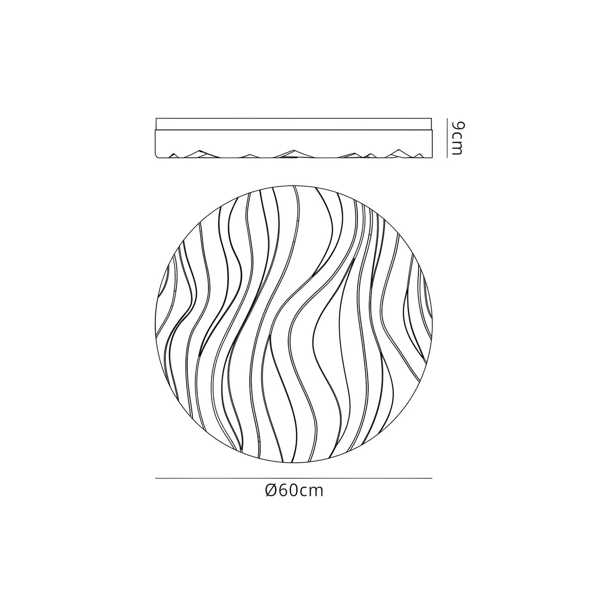 Arena Round LED Bathroom Ceiling/Wall Light - Matt White