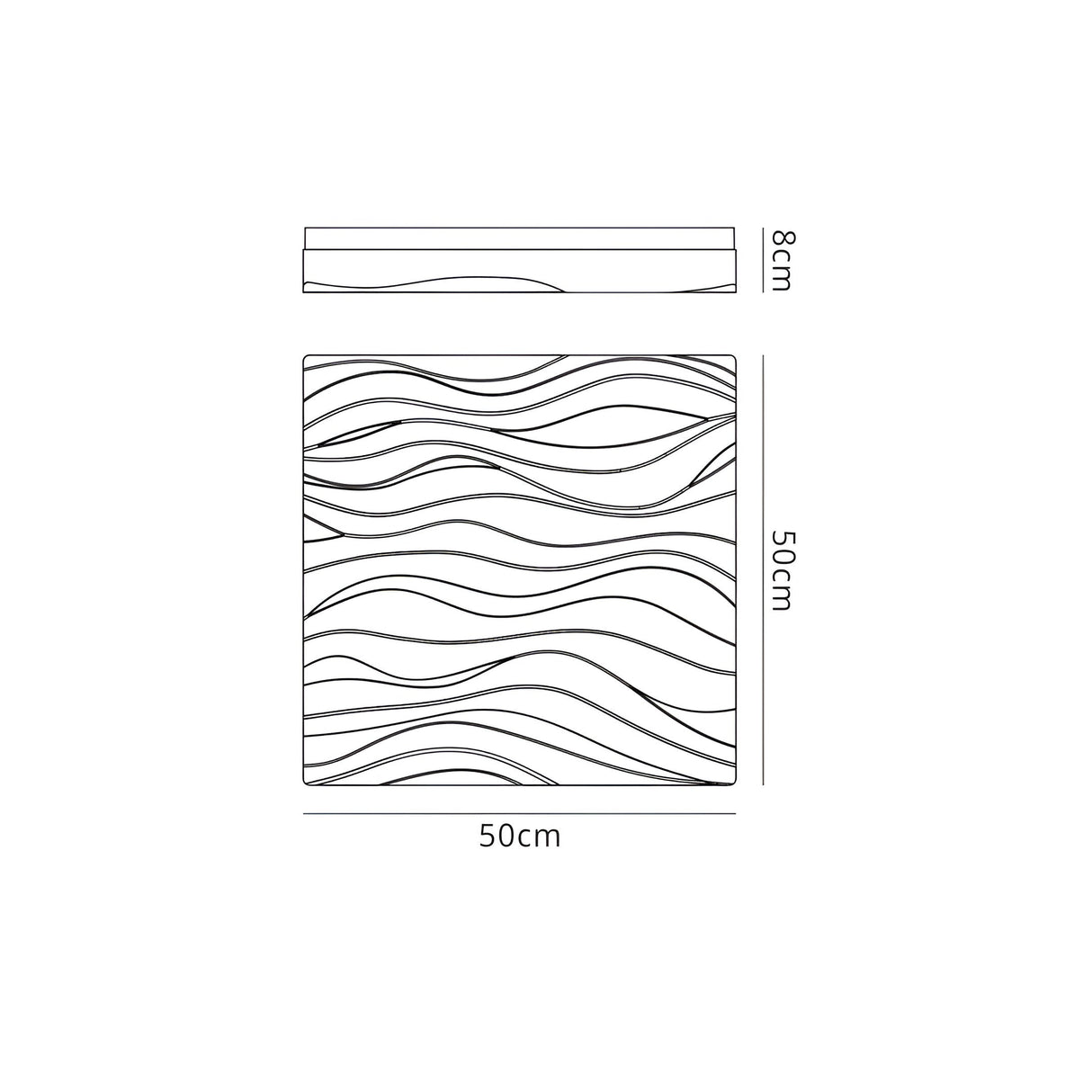 Arena Small LED Bathroom Ceiling/Wall Light - White