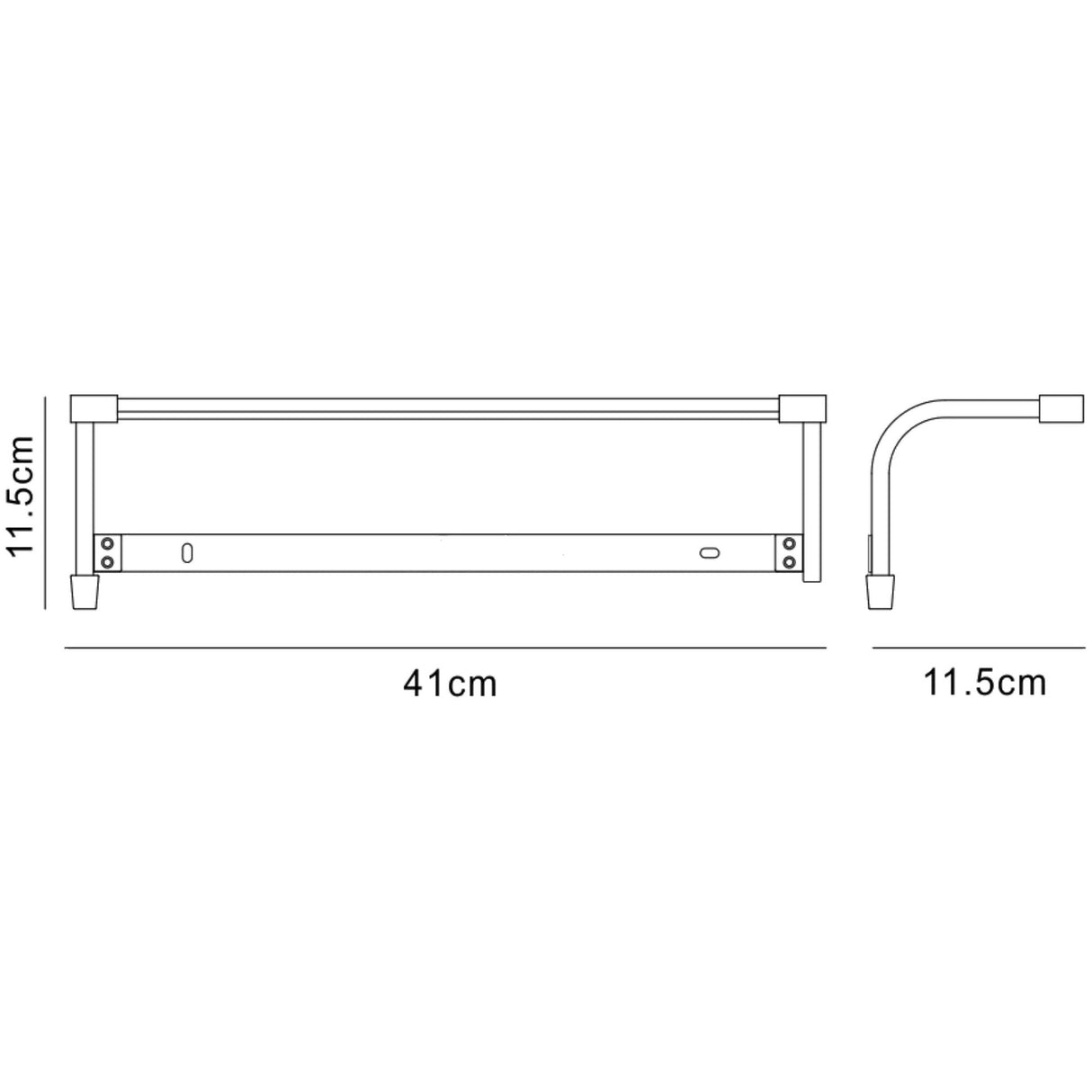 Sisley Outdoor LED Wall Light 6W 4000K - Chrome