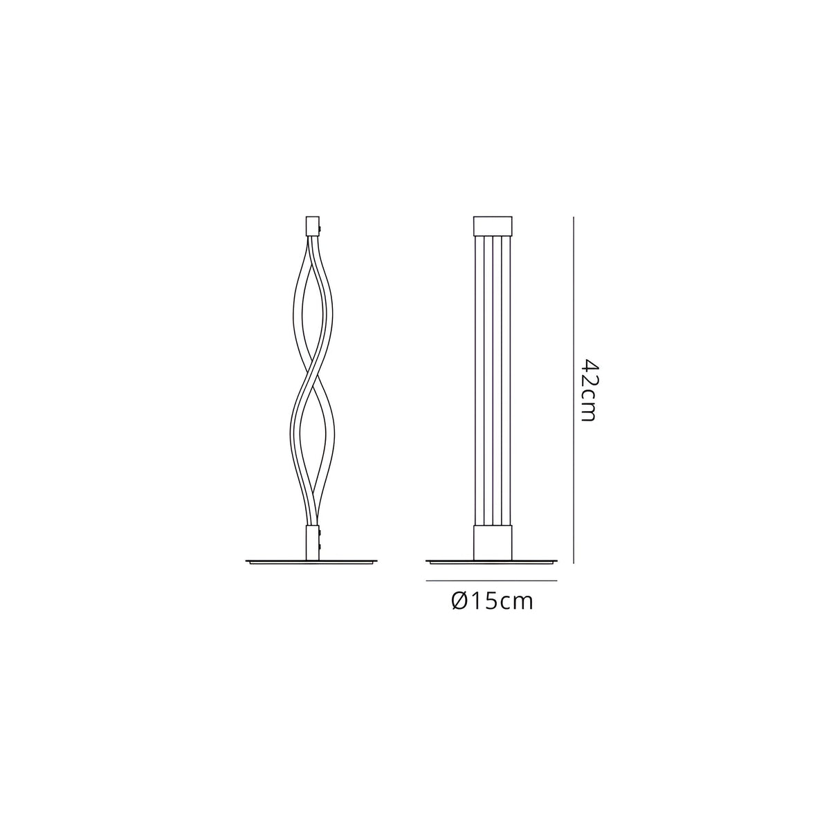 Sahara LED Table Lamp 6W 2800K - Brown Oxide