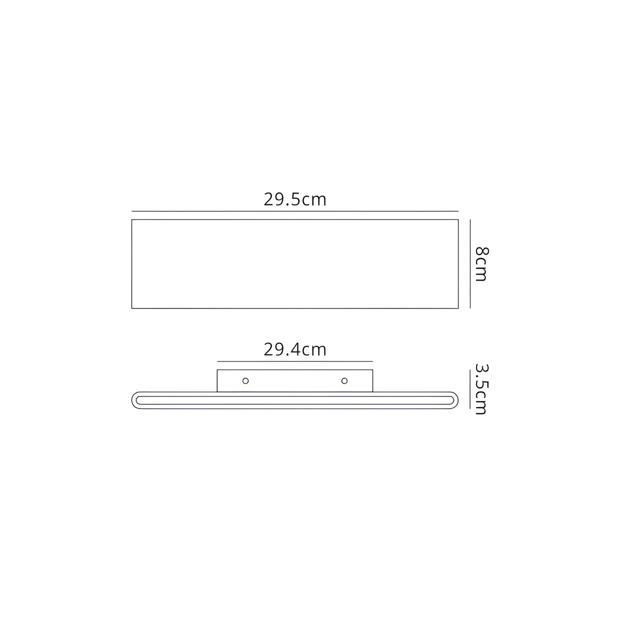 Petaca LED Wall Light 12W 3000K - Matt White