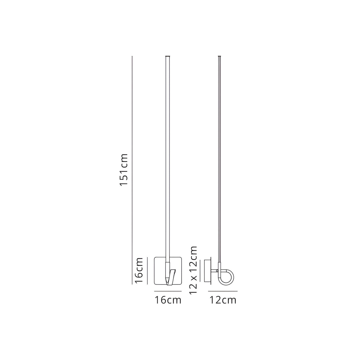 Cinto LED Wall Light 20W 3000K - Polished Chrome