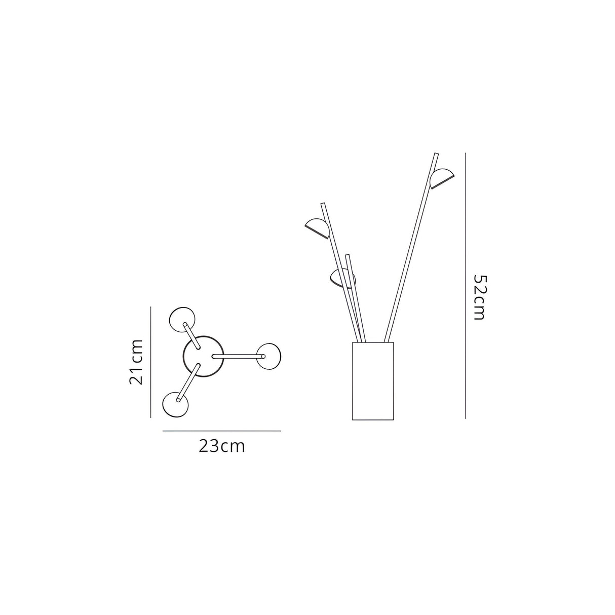 Adn LED Table Lamp 9W 3000K - White