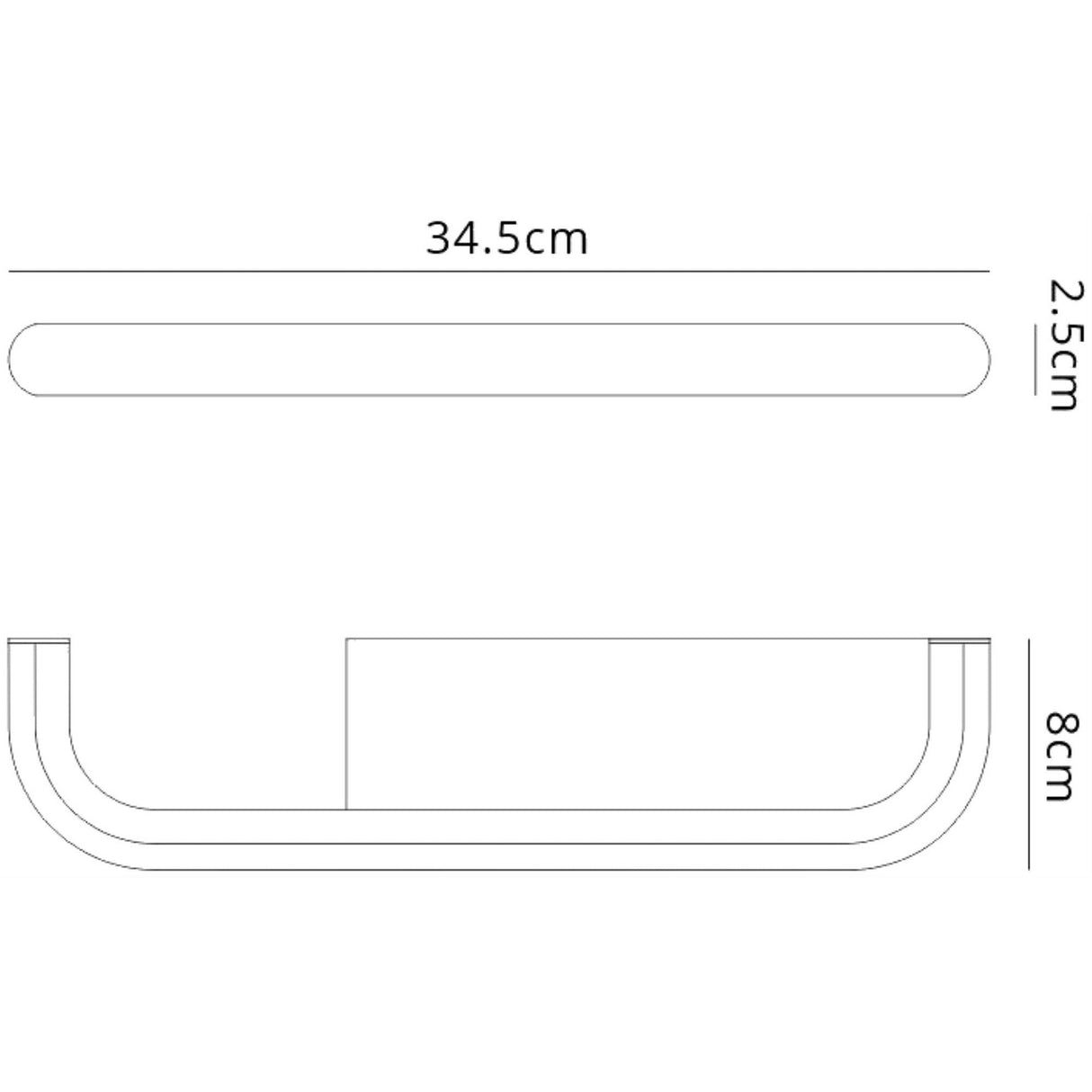 Tenerife LED Wall Light With Shelf & USB 8W 3000K - White