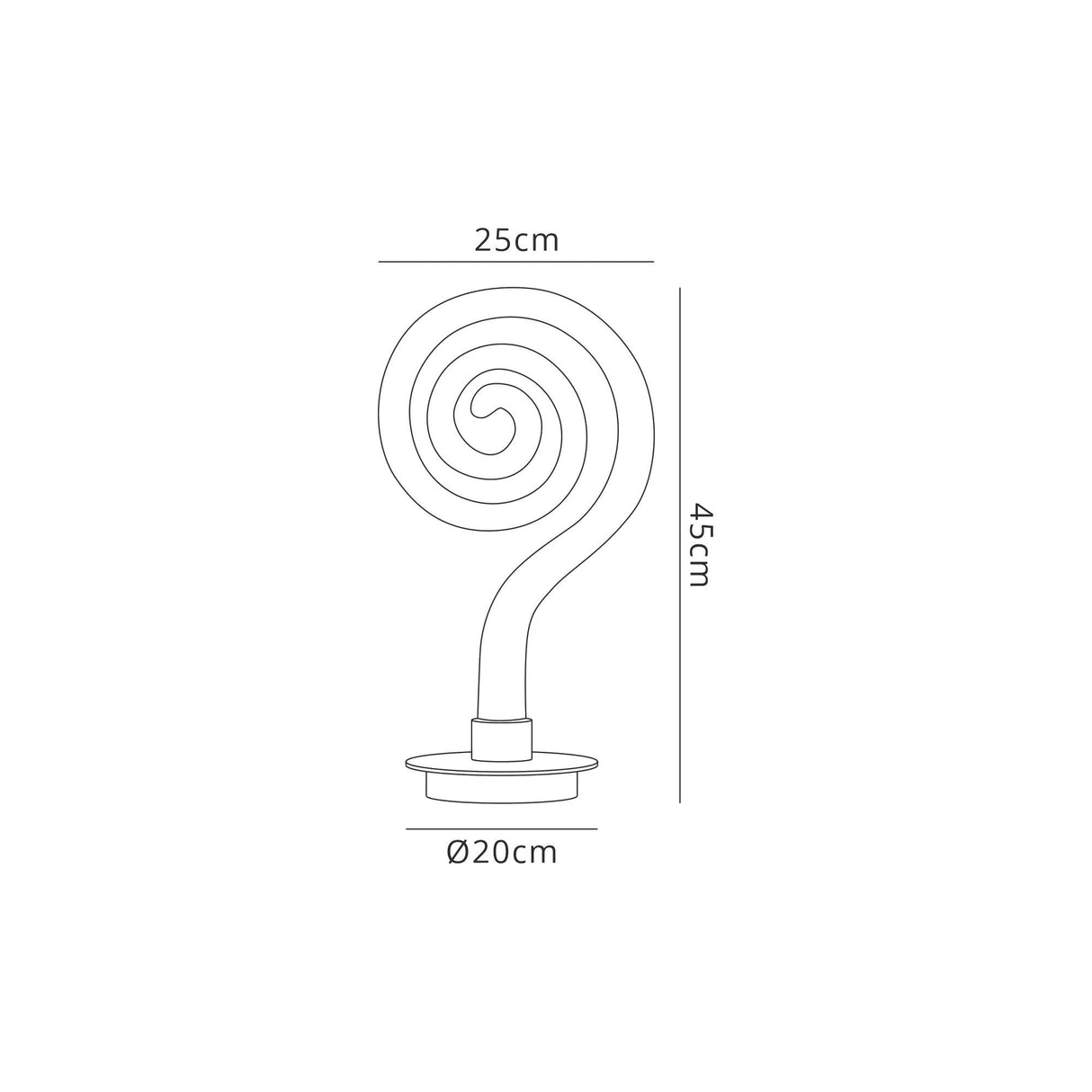 Adaggio Iris LED Crystal Table Lamp 10W 3000K - Chrome/Clear