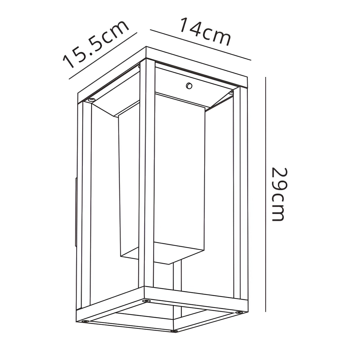 Meribel LED Solar/Sensor Outdoor Wall Lamp - Graphite