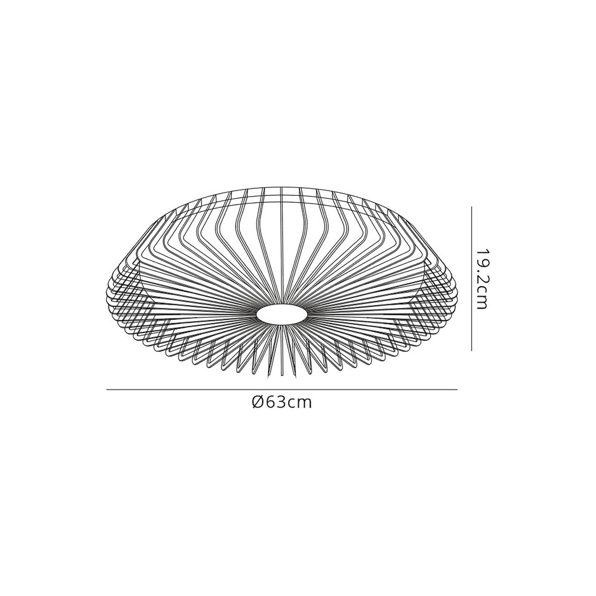 Himalaya CCT Dimmable LED Ceiling Retractable Fan Light With Remote, APP & Voice Control - Brown