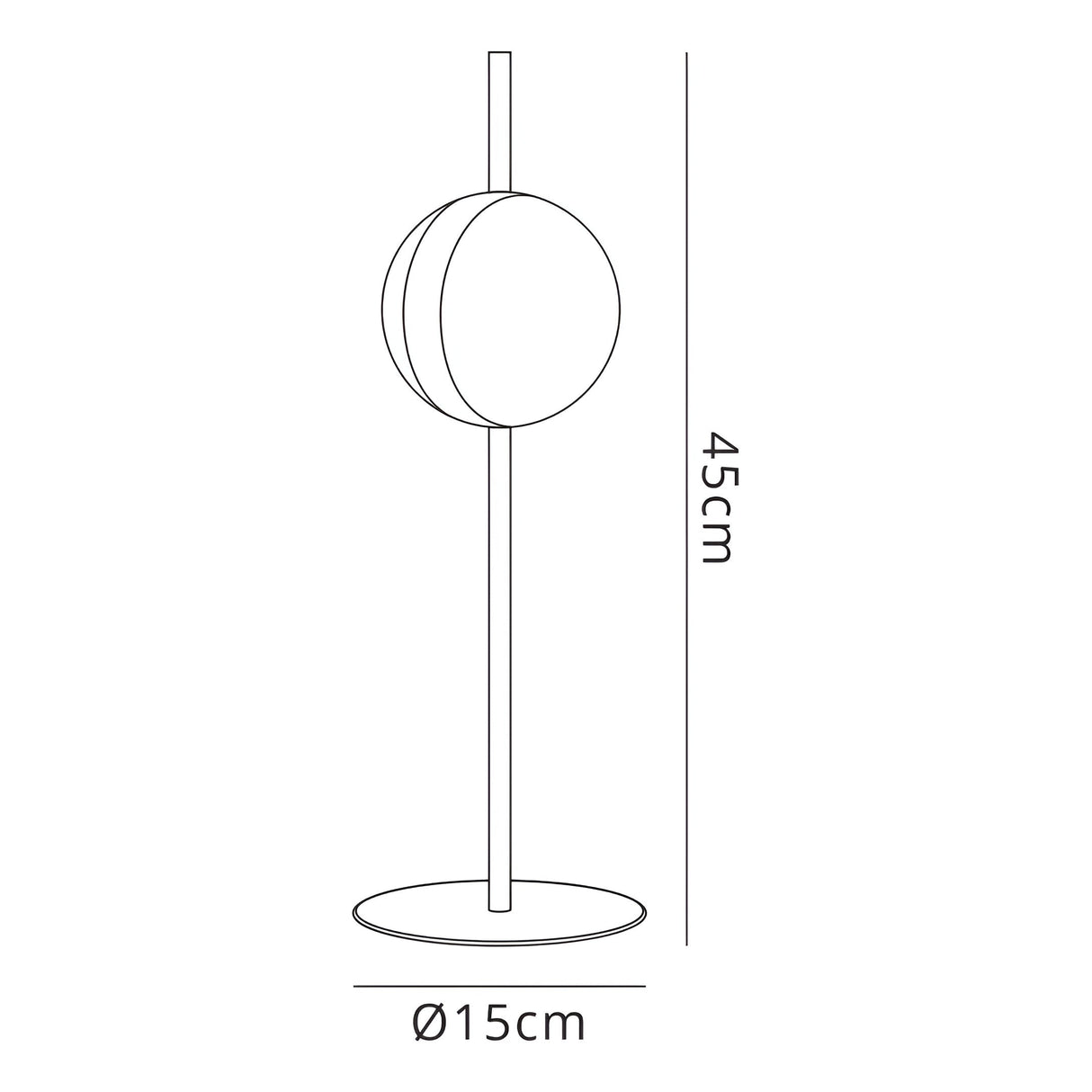 Cuba LED Table Lamp 8W 3000K - Gold/Black