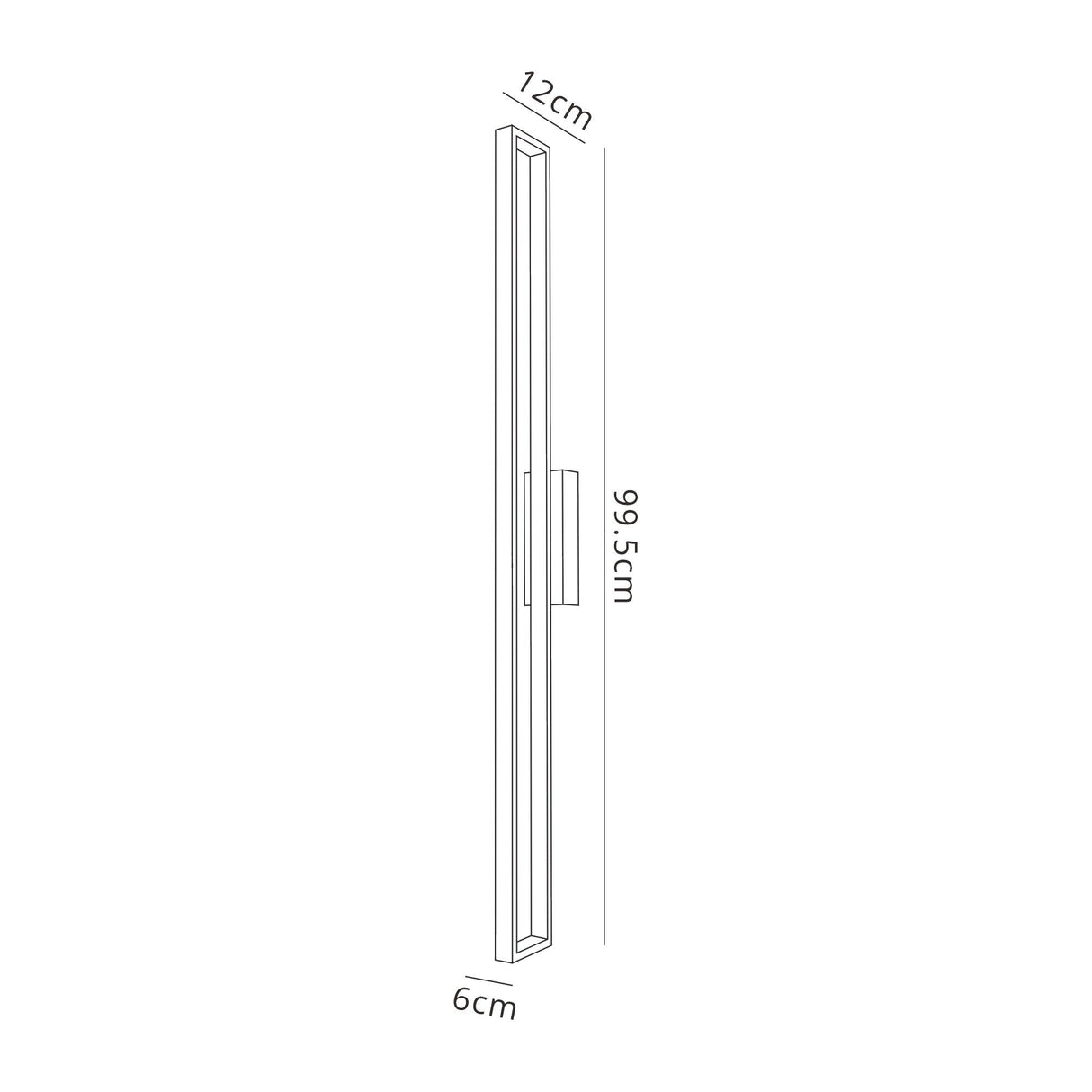Durban 99cm Linear LED Wall Light 30W 3000K - White
