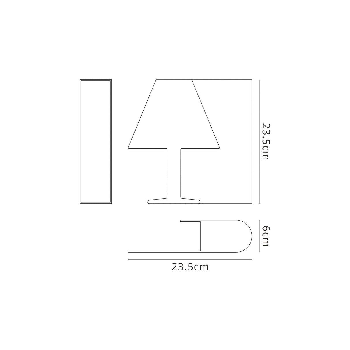 Book LED Table Lamp Right 7W 3000K - White