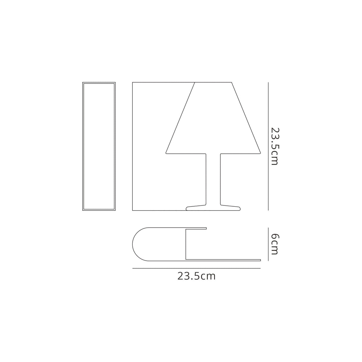 Book LED Table Lamp Left 7W 3000K - White