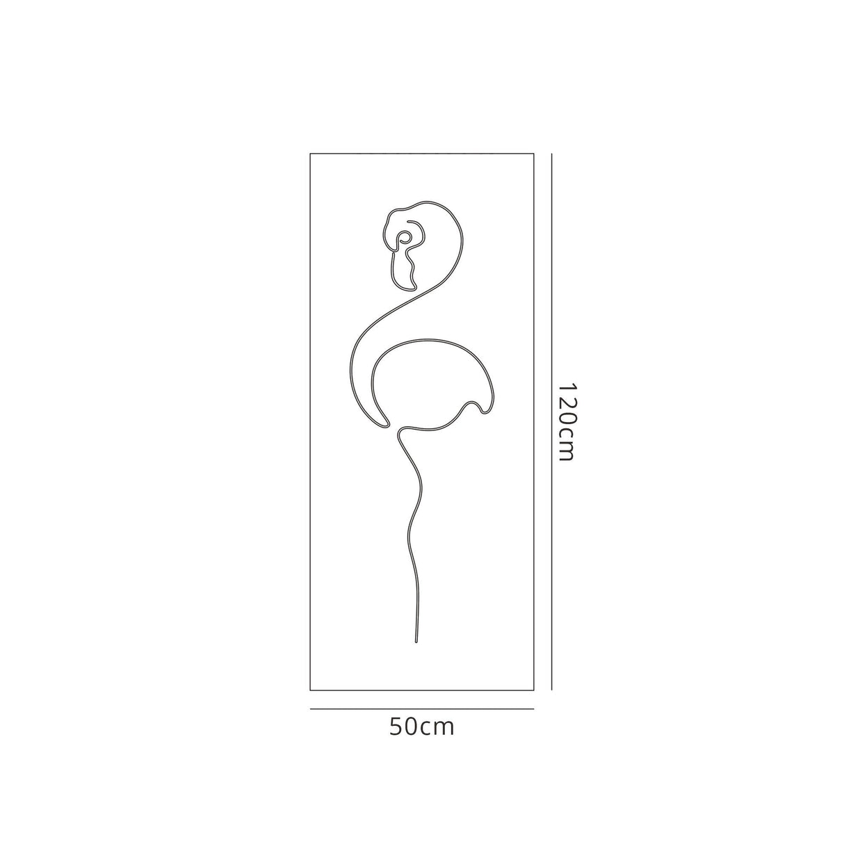 Trazos Bird Picture LED Wall Light 22W 4000K - Black