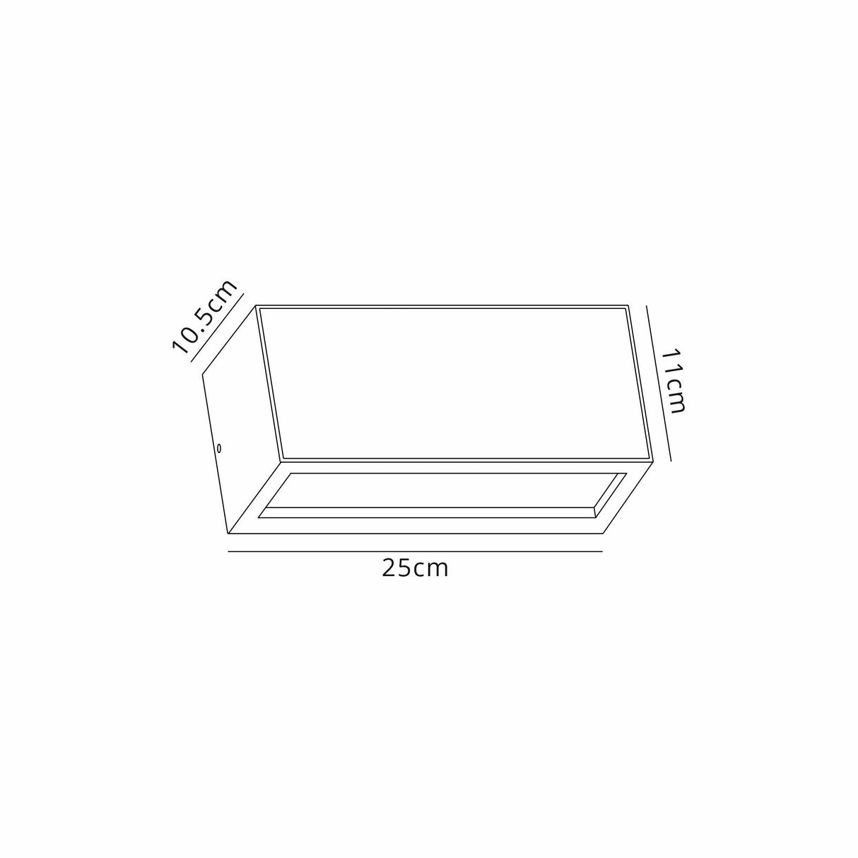 Beret 1 Light Outdoor Wall Light - Graphite & Wood Effect