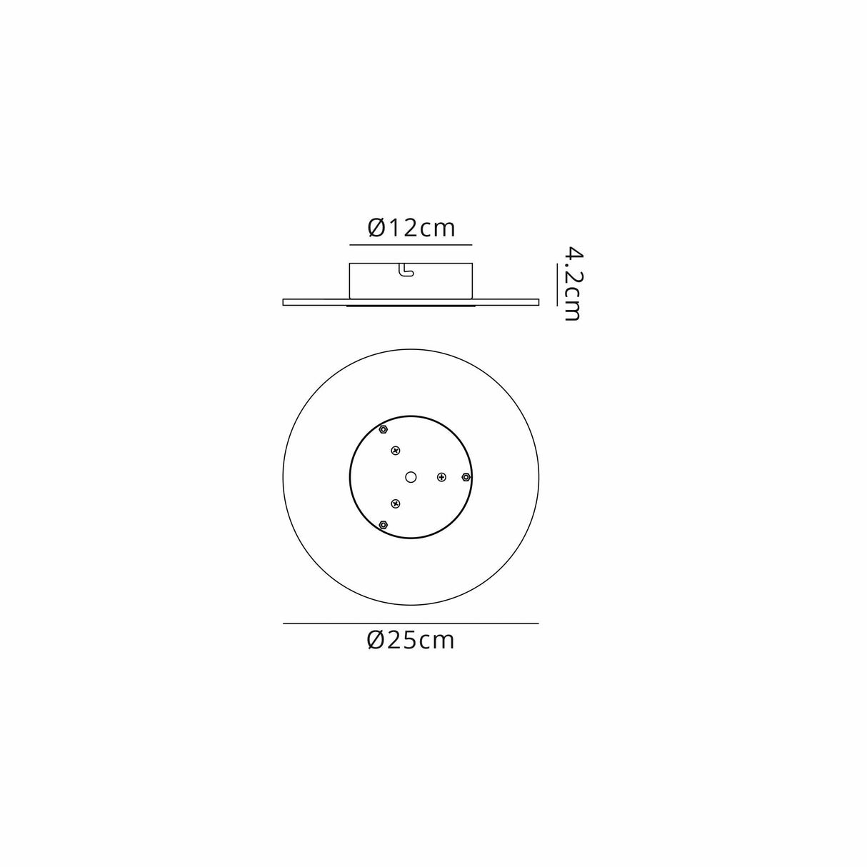 Jewel LED Wall Light 12W 3000K - White