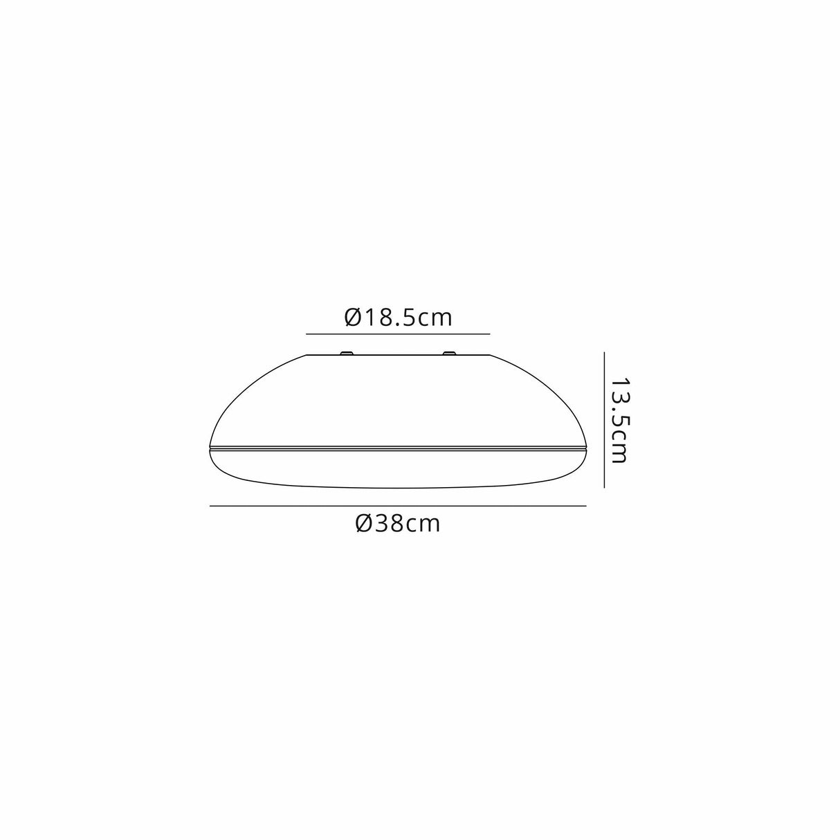 Kazz 4 Light Flush Ceiling Light - Gold