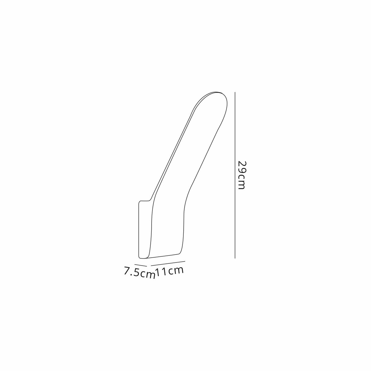 Andes Outdoor LED Wall Light 6W 3000K - Anthracite