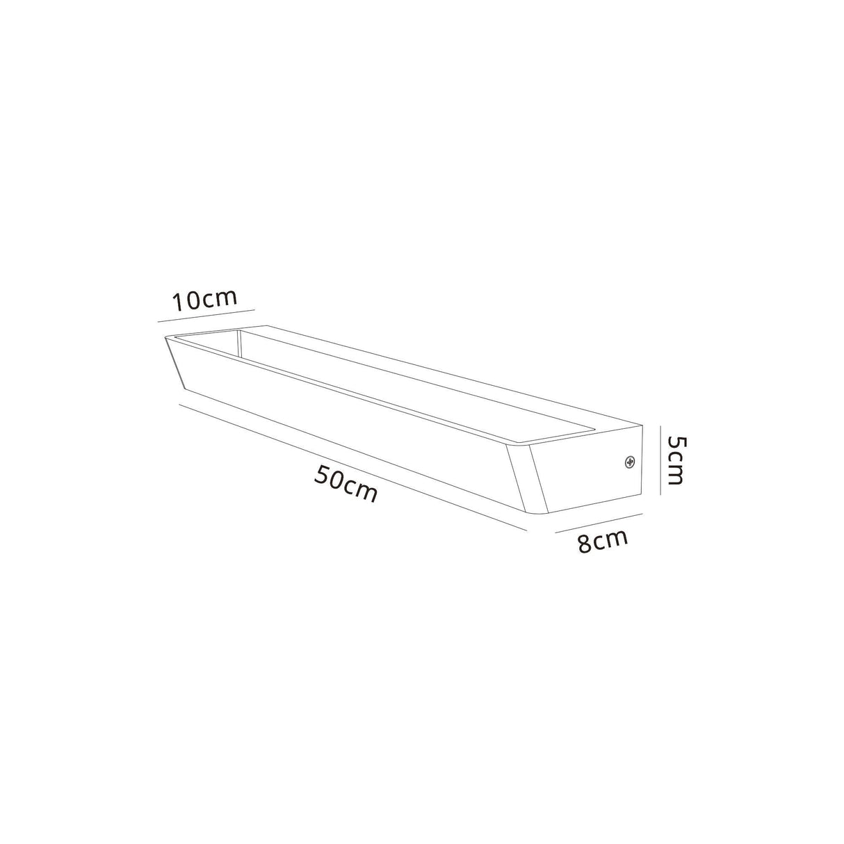 Altea Extra Large LED Wall Lamp 40W 3000K - Black