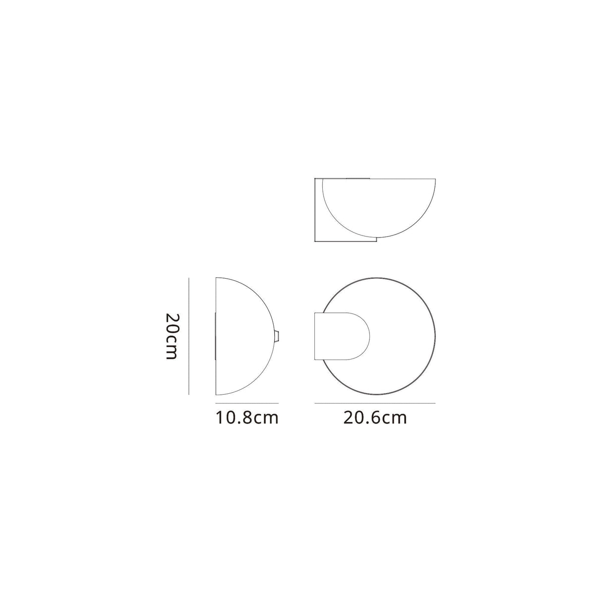 Oculo LED SmallTable Lamp 5W 3000K - Black