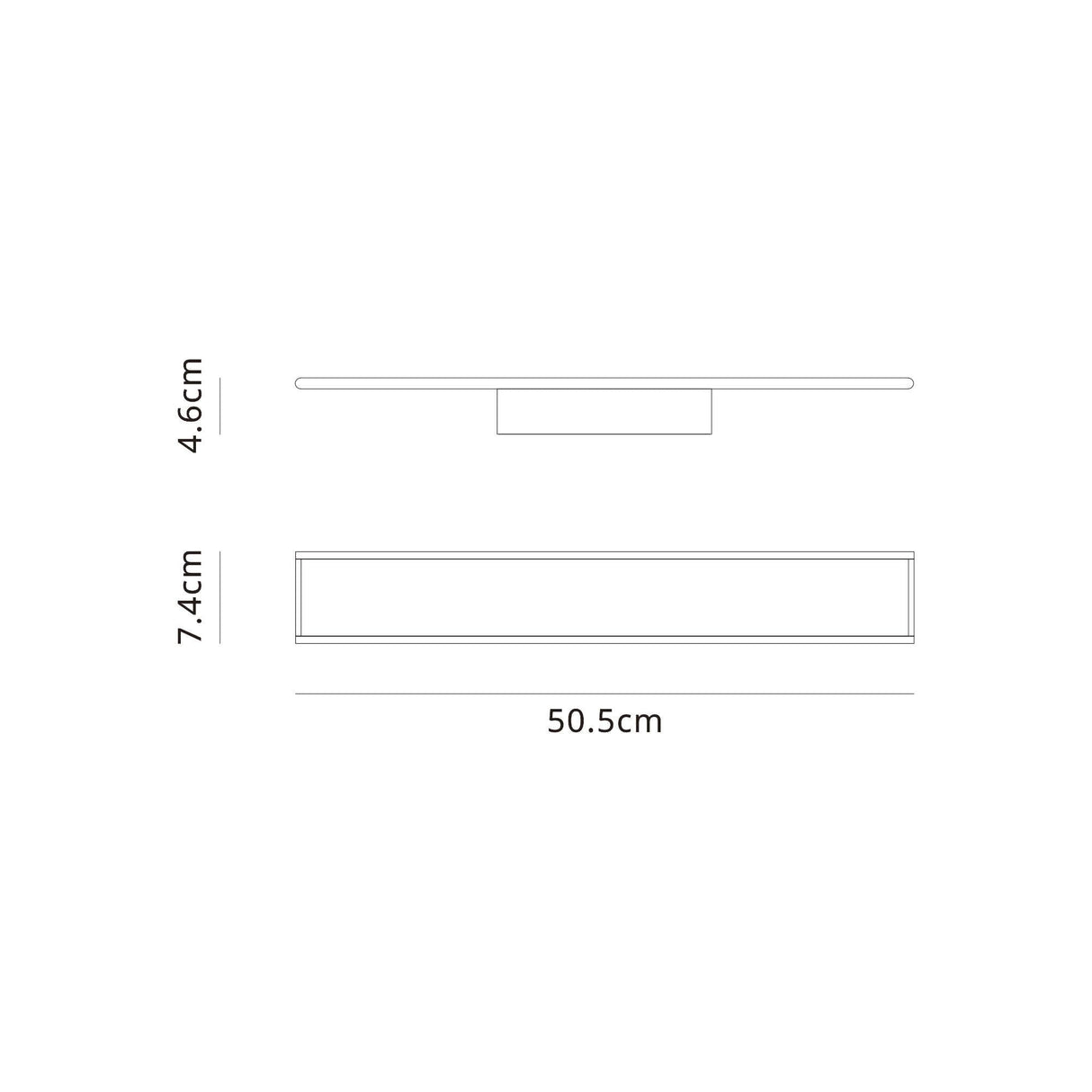 Nelson 50cm CCT LED Linear Wall Light 24W - Black