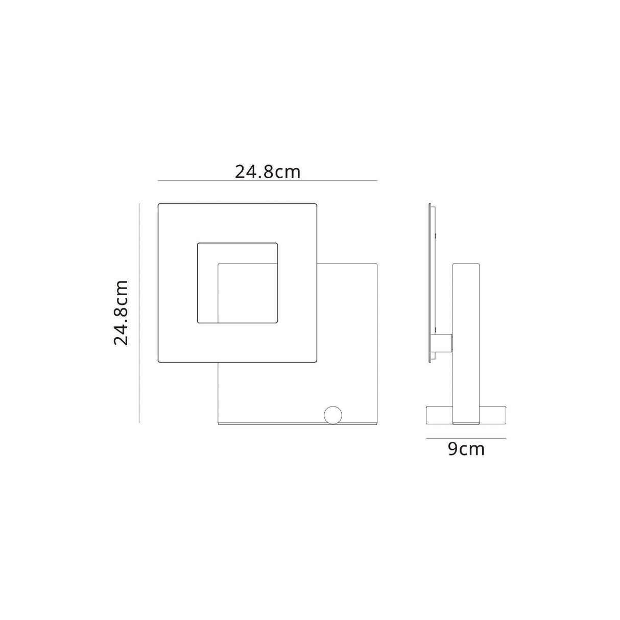 Dalia 25cm LED Table Lamp 18W 3000K - Gold/Marble White