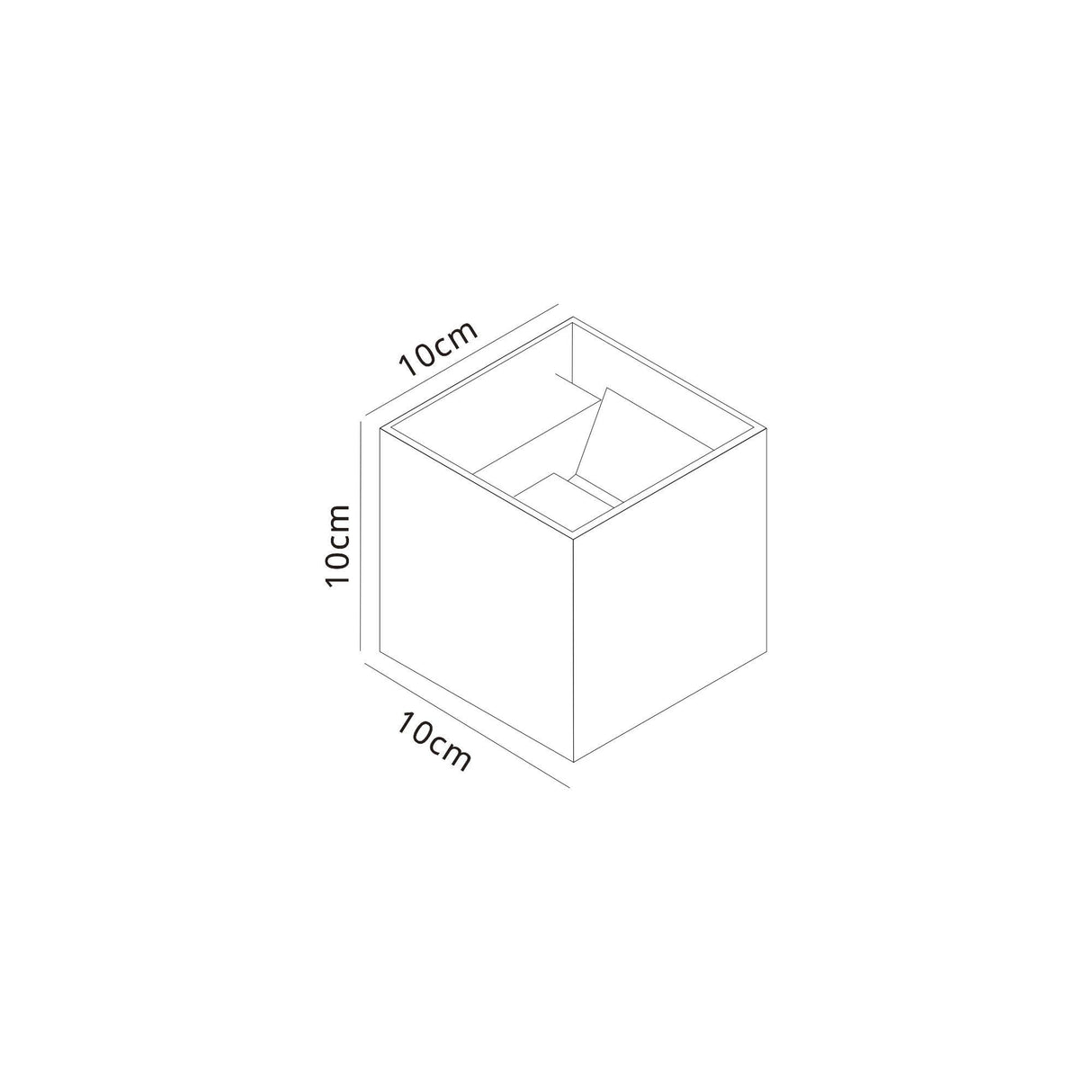 Davos Dimmable Outdoor LED Wall Light 6W 2700K - White