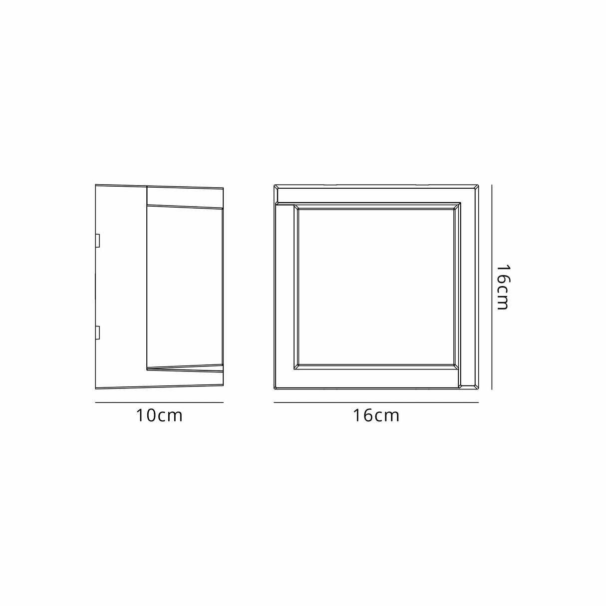 Creek Diamond Outdoor CCT LED Wall Light 15W - White