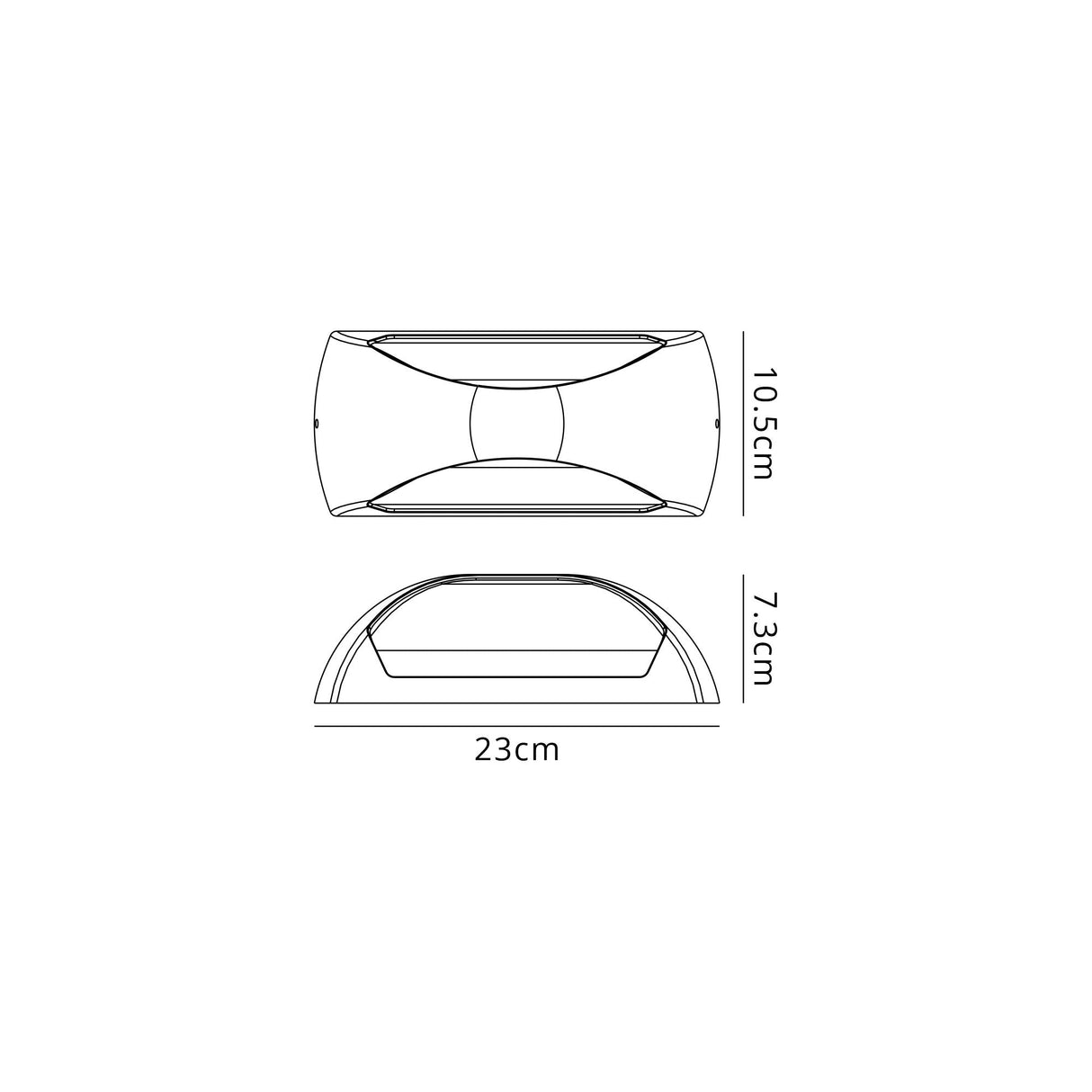 Butan Outdoor LED Wall Light 6W 3000K - Matt White