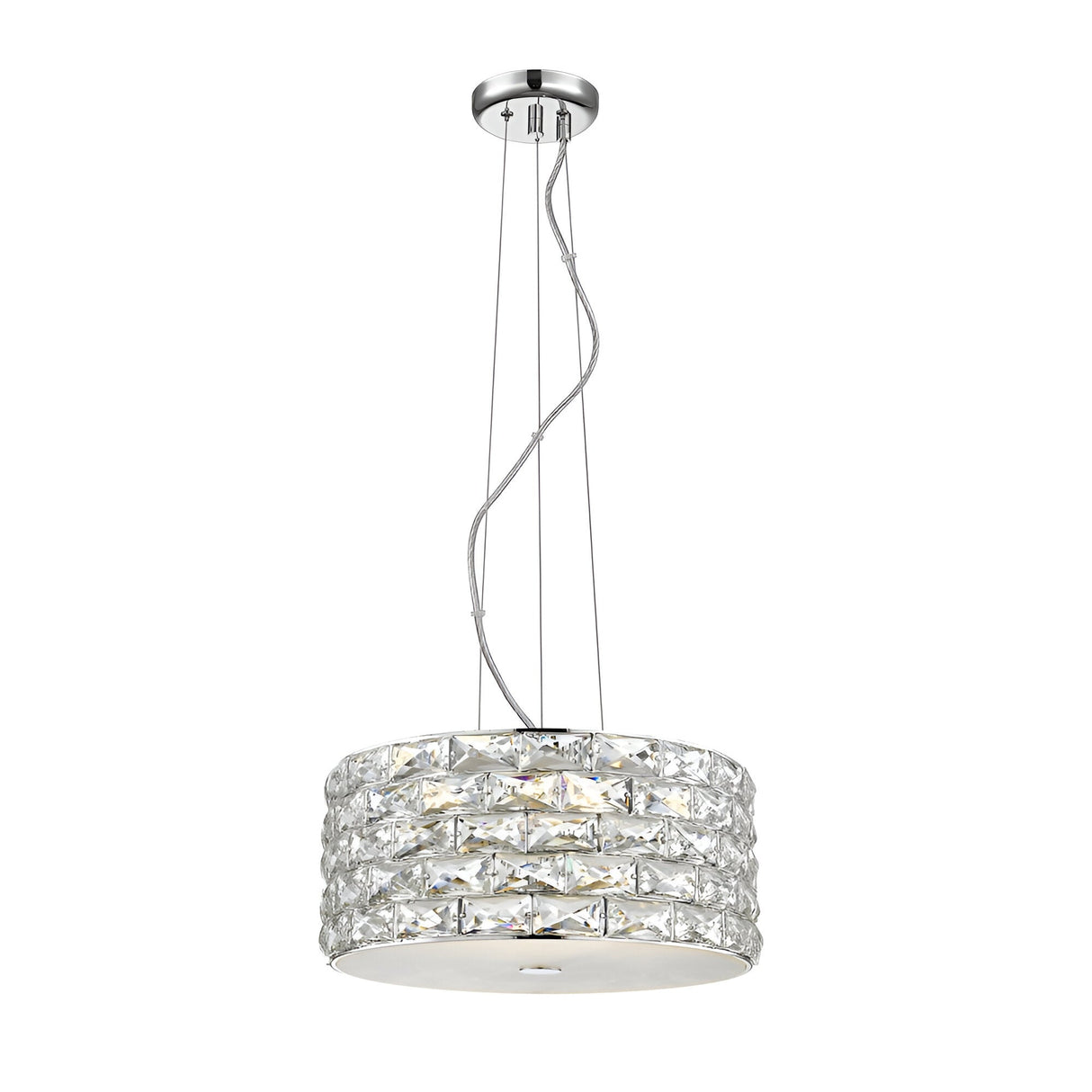 Ripple LED Small Suspension Light 5W - Chrome