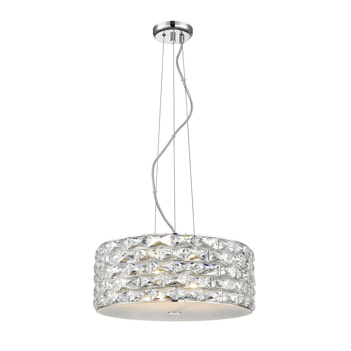 Ripple LED Medium Suspension Light 5W - Chrome