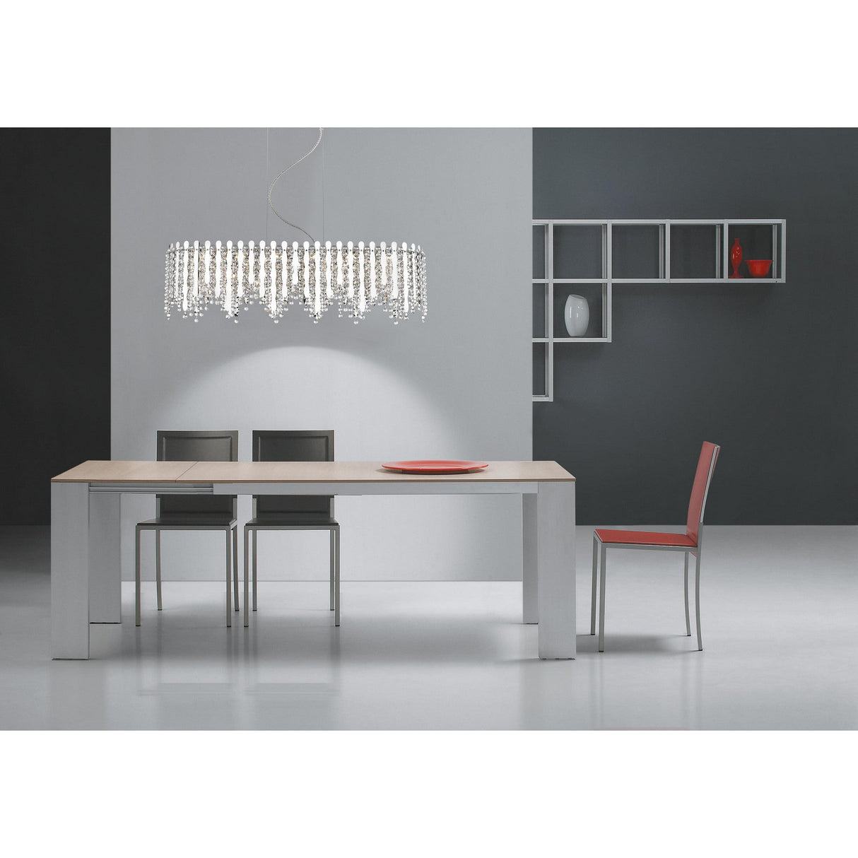 Oceans LED Crystal Suspension Light 5W - Chrome