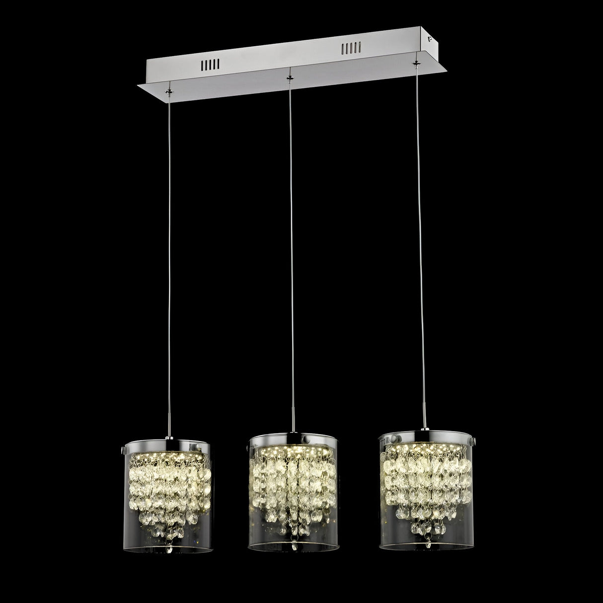 Floren LED Bar Pendant Light 6W - Chrome