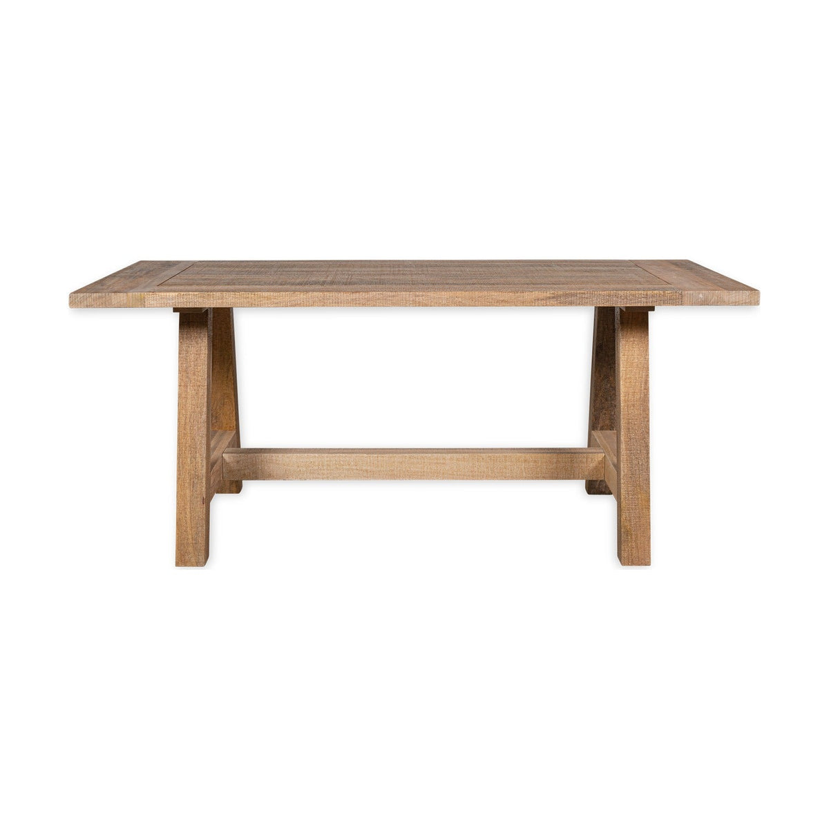 Indali Large Mango Wood Dining Table - Natural