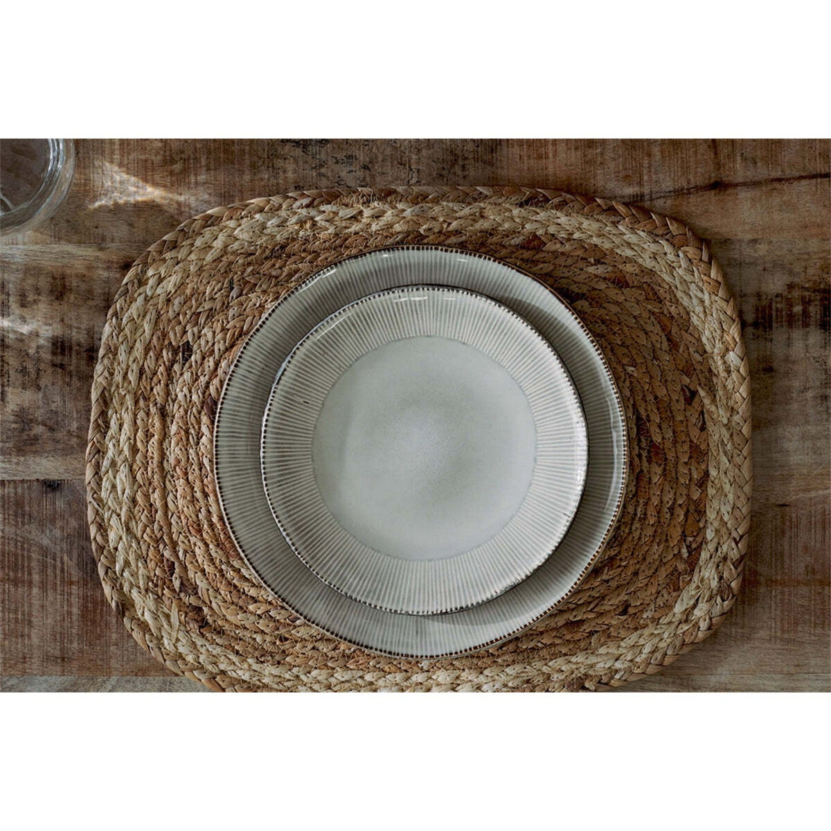 Lam Rectangular Placemats - Natural - Set of 4