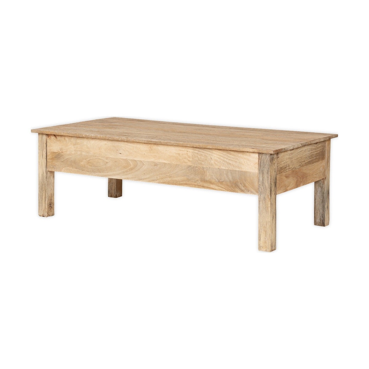 Laali Grooved Mango Wood Coffee Table - Natural