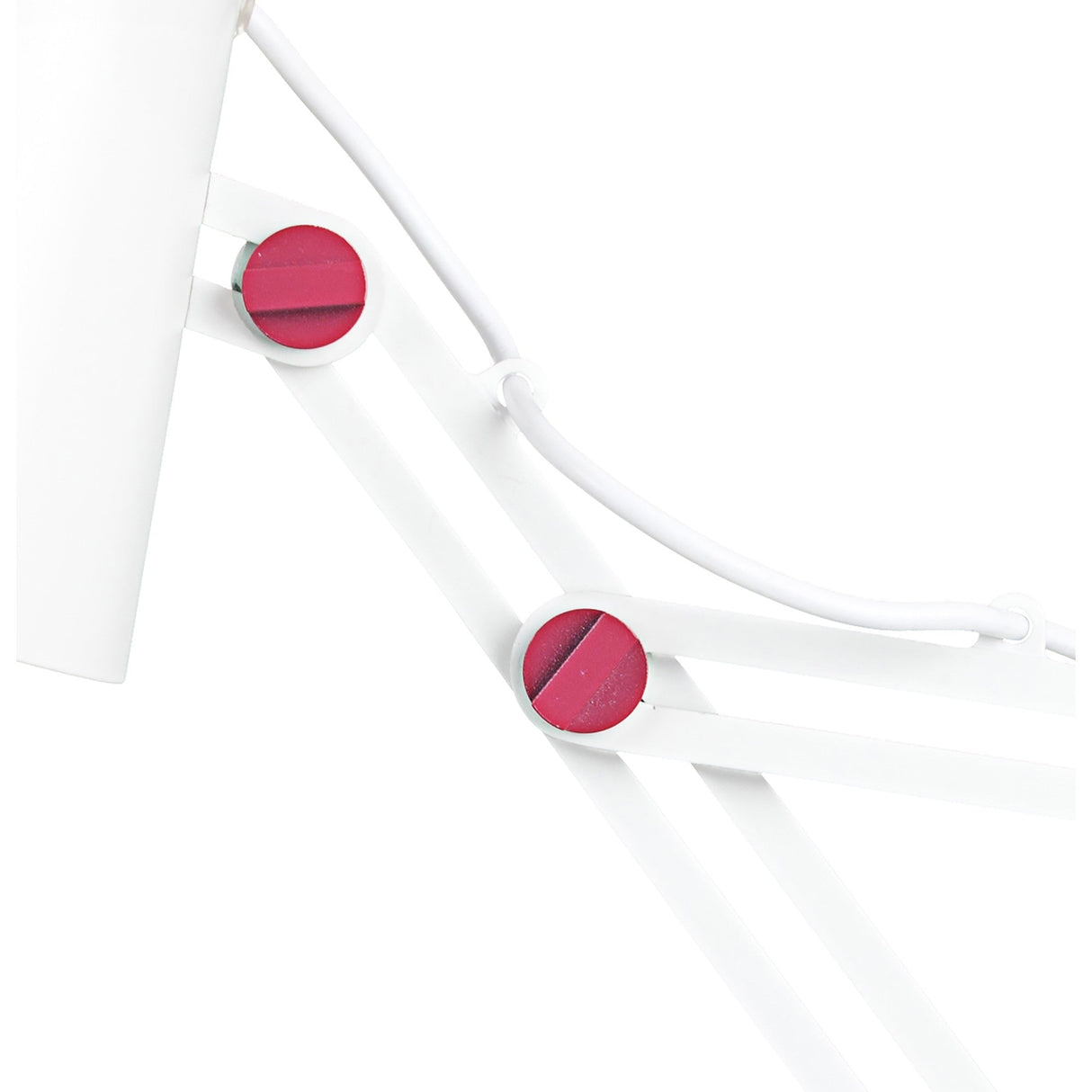 Looker 1 Light Table Lamp - Matt White/Purple