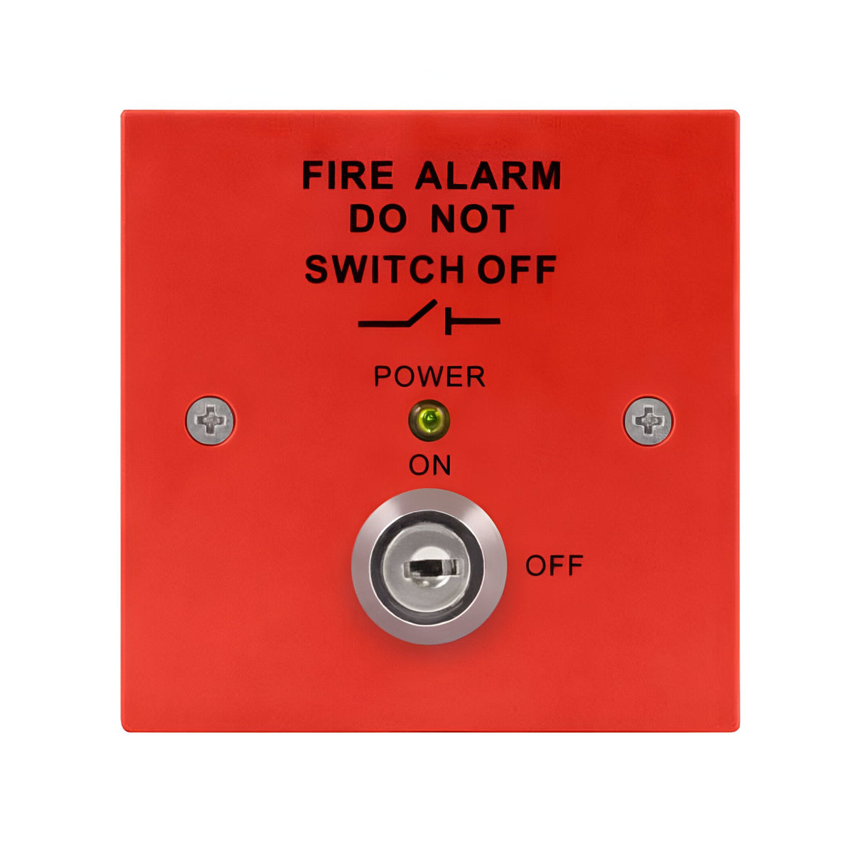 Fire Panel Isolator Switch RED