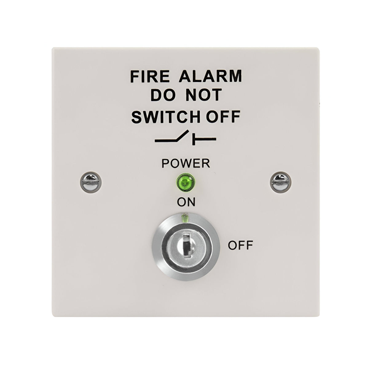 Fire Panel Isolator Switch - White