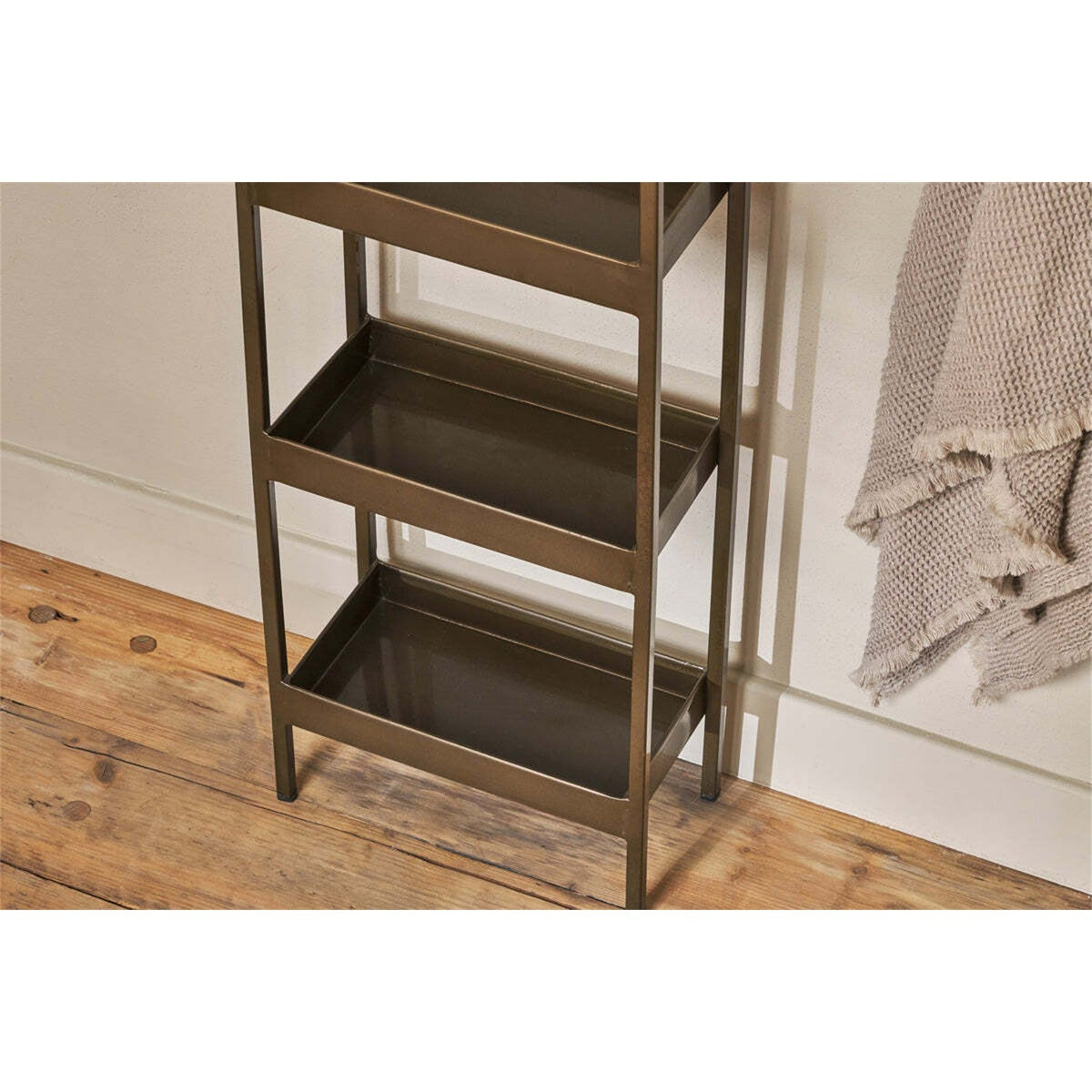 Mahi Bathroom Storage Caddy - Antique Brass