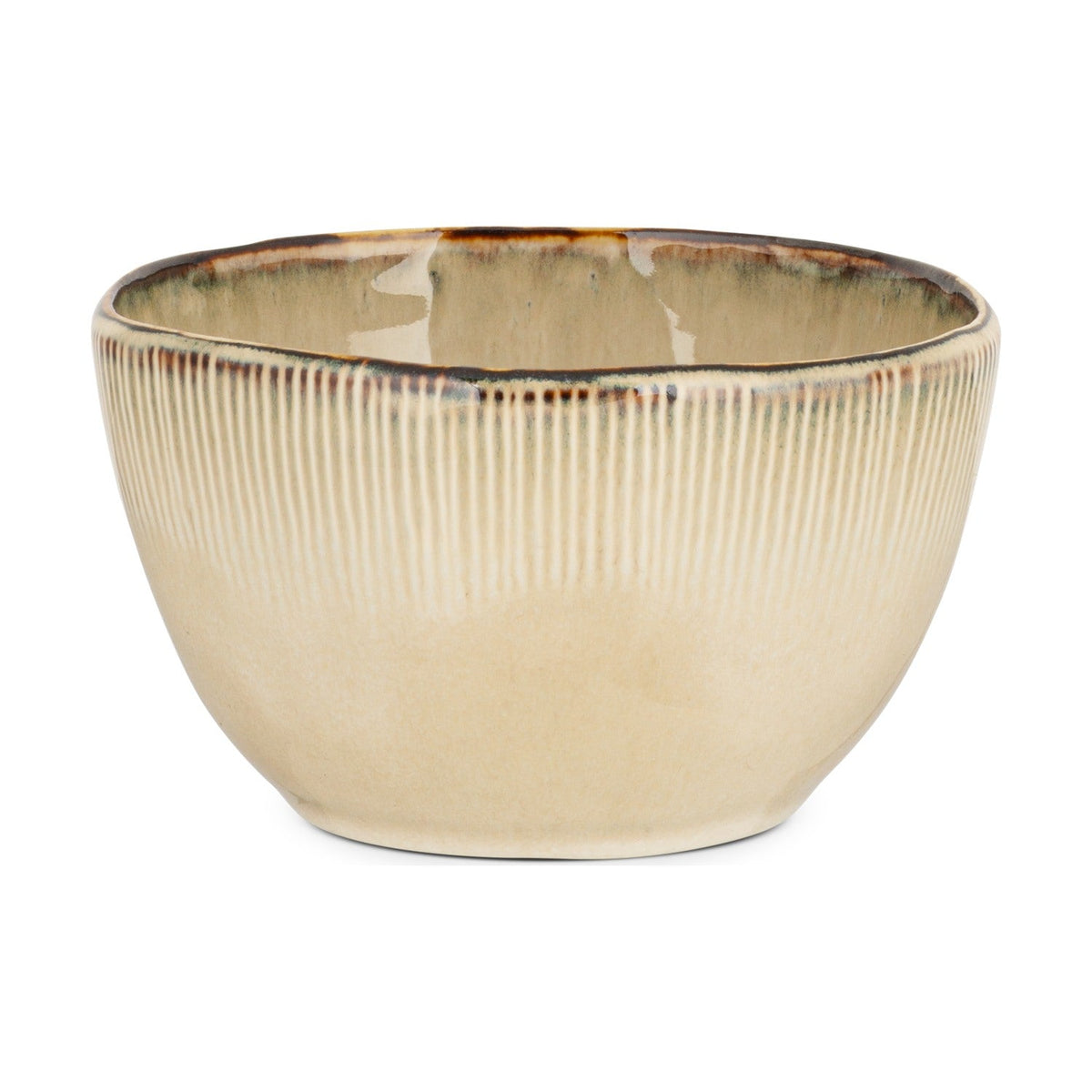 Malia Fluted Breakfast Bowl - Cream