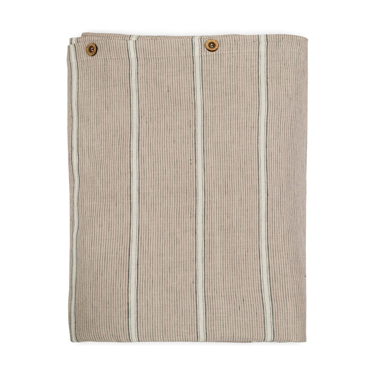 Mora Double Hemp & Cotton Duvet Cover - Stone Grey