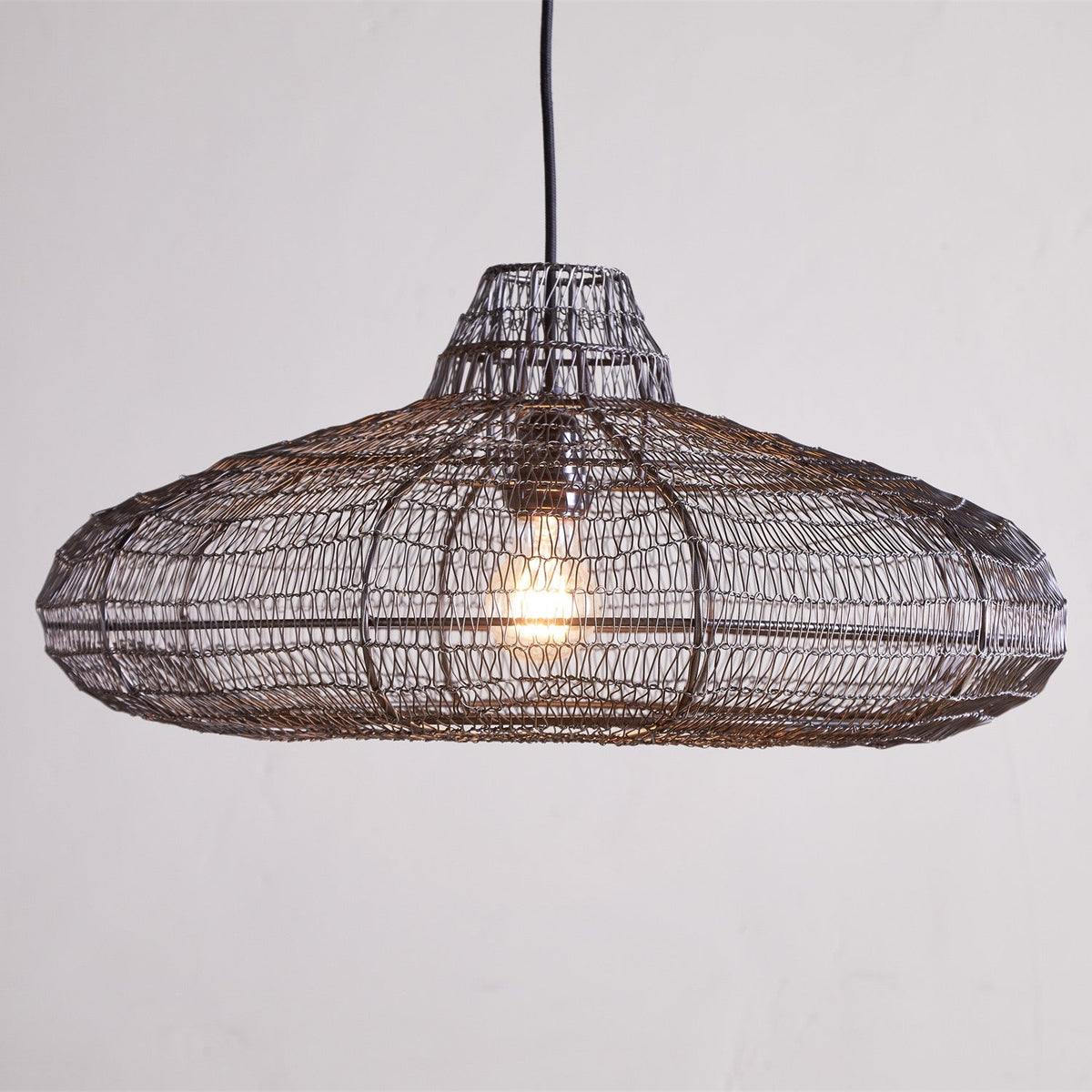 Mukuni Wire Lampshade - Bronze & Black